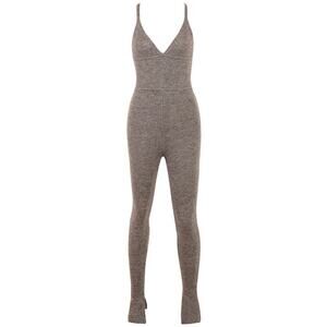 House of CB Jumpsuit Size Medium Heaven Brown Marl Loungewear

8026